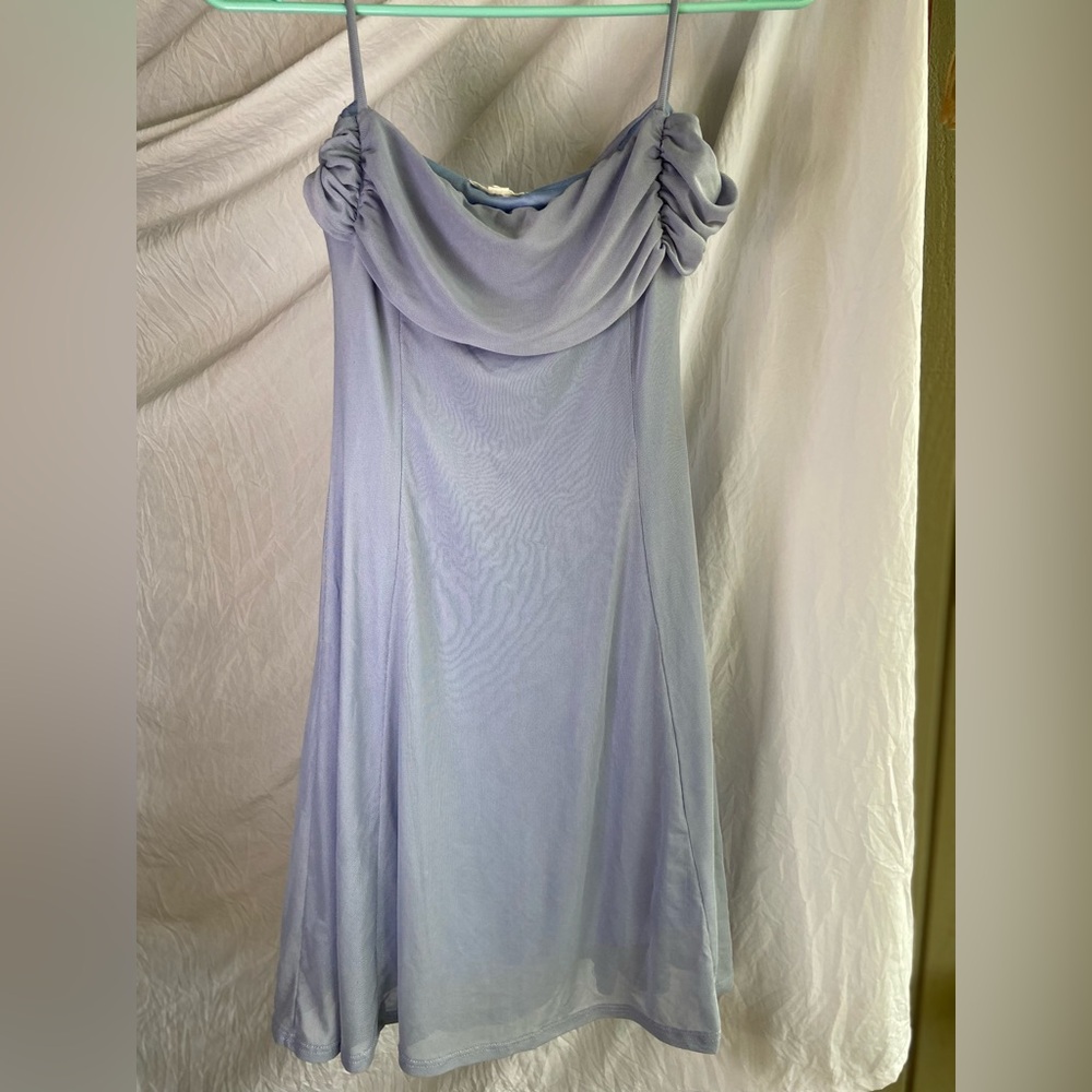 See You Monday Soft Lavender Cowl Maxi Dress